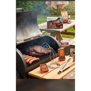 ThermoPro TP829 Wireless Meat Thermometer 1000FT Range 4 Probes Digital BBQ rill